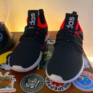 Cool Adidas shoes! Size 3 1/2 easy on shoes